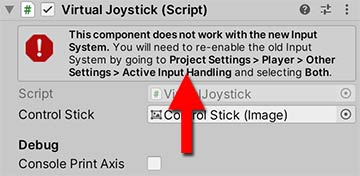 How to enable the old Input system